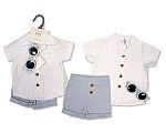 Baby Boys 2 pcs Shorts Set with Sunglasses