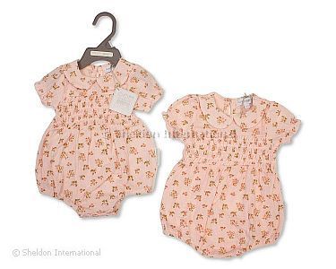 Baby Girls Romper - Roses - Wholesale