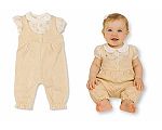 Wholesale Girls 2 pcs Long Romper Set with Flower Print