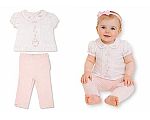 Wholesale Girls 2 pcs Legging Set with Floral Embroidery