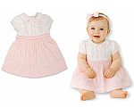 Baby Girls Dress with Floral Embroidery