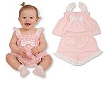 Wholesale Girls 2 pcs Dress Set with Bow