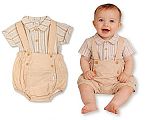 Wholesale Boys 2 pcs Romper Set with Suspenders