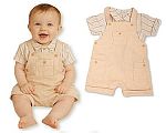 Baby Boys 2 Pieces Dungaree Set