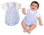 Baby Boys 2 pcs Dungaree Romper Set