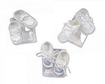 Baby Boys Satin Booties/Shoes - 3 Designs