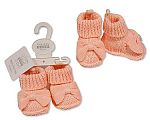 Wholesale Knitted Booties with Bow