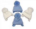 Wholesale Boys Pom-Pom Hat with Cotton Lining - 315