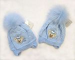 Wholesale Boys Pom-Pom Hat with Cotton Lining - 326w