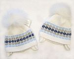 Wholesale Boys Pom-Pom Hat with Cotton Lining - 328w