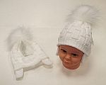 Wholesale Boys Pom-Pom Hat with Cotton Lining - 457w