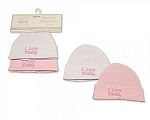 Baby Girls Hats 2-Pack - I Love Daddy