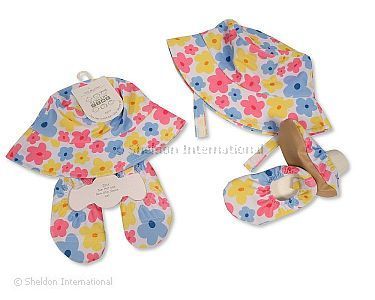 Baby Girls Sun Hat and Non-Slip Shoes Set - Wholesale