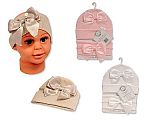 Baby Girls Hat and Headband Set