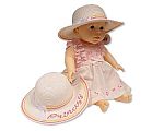 Wholesale Girls Paper Straw Hat - 801