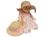 Wholesale Girls Paper Straw Hat - 802
