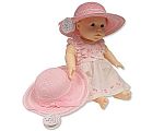 Wholesale Girls Paper Straw Hat - 804