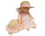 Baby Girls Paper Straw Hat - 806