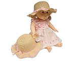 Wholesale Girls Paper Straw Hat - 807
