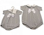 Wholesale Knitted Romper with Bow