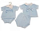 Wholesale Boys Knitted 2 pcs Set with Bow
