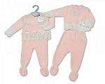 Wholesale Girls Knitted 2 pcs Pram Set