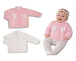 Wholesale Knitted Girls Cardigan with Bows - 1012 - 9-24 Months