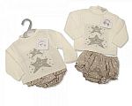 Knitted/Woven Baby 2 pcs Set - Stars