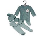 Wholesale Knitted All in One with Hood and Pompom
