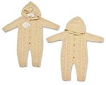 Wholesale Knitted All-In-One with Hood and Buttons