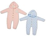 Wholesale Knitted All-In-One with Dots and Hood