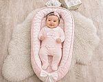 Wholesale Knitted Girls 2 pcs Set with Lace Collar and Bow