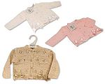 Wholesale Knitted Girls Cardigan with Bows - 187 - 9-24 Months