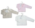 Wholesale Knitted Girls Cotton Cardigan - 3002