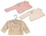 Knitted Baby Girls Cardigan - 588 - 0-9 Months