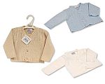 Wholesale Knitted Boys Cardigan - 591 - 0-9 Months