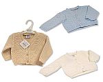 Wholesale Knitted Boys Cardigan - 592 - 0-9 Months