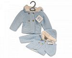Wholesale Boys Knitted Pram Coat with Hood
