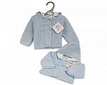 Wholesale Boys Knitted Pram Coat with Hood