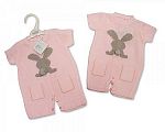 Wholesale Knitted Girls Romper - Rabbit
