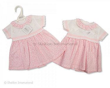 Knitted Baby Girls Dress - 812 - Wholesale