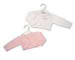 Knitted Baby Girls Bolero Cardigan - 501