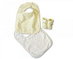 Wholesale Large Emb Anglaise Bibs-Cream-563c
