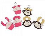 Wholesale Bibs - Cup Cake/ Monkey