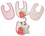 Baby 3d Bibs - Pack of 3 - Girls