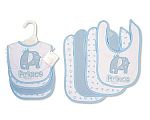 Baby Bibs 4 Pack - Prince