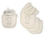 Baby Terry Bibs 5 Pack -  Love You Always