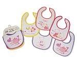 Baby Bibs 5-Pack - Girls