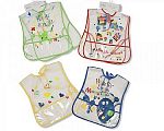 Baby Large Tie-on Clear PEVA Bibs