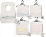 Baby Pop-Over Bibs with Lace and Bow